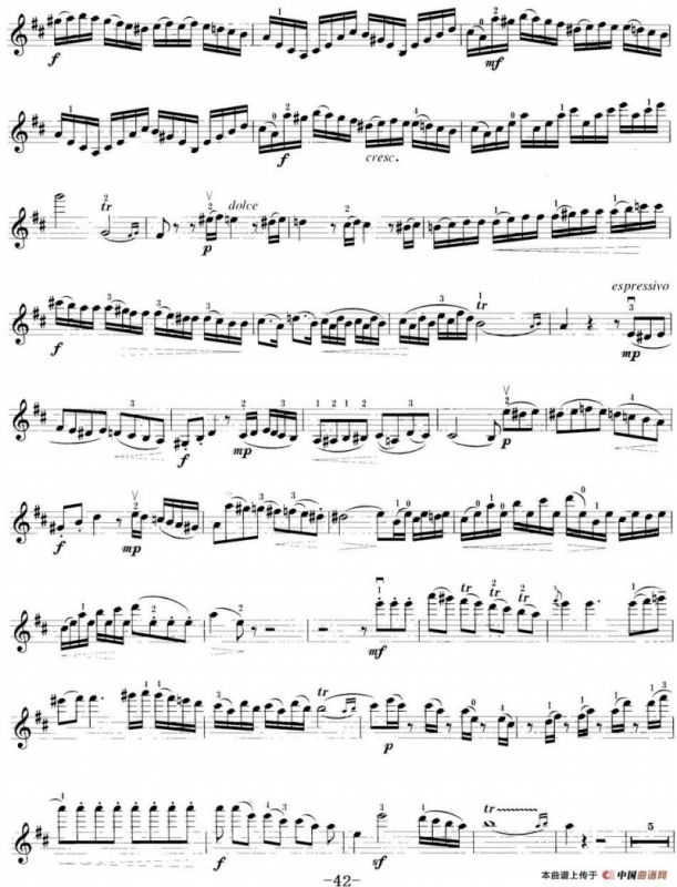 小提琴考级第八级：外国乐曲（7首）