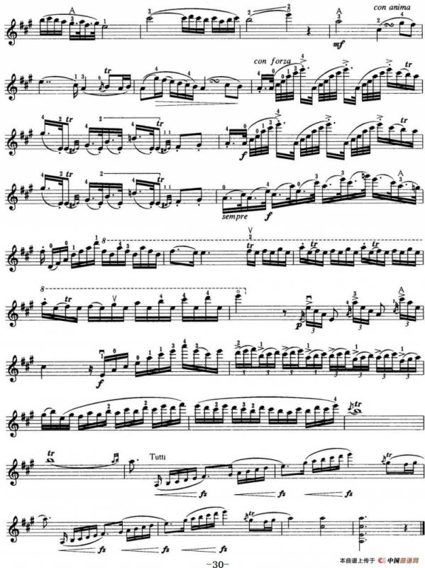 小提琴考级第七级：外国乐曲（8首）