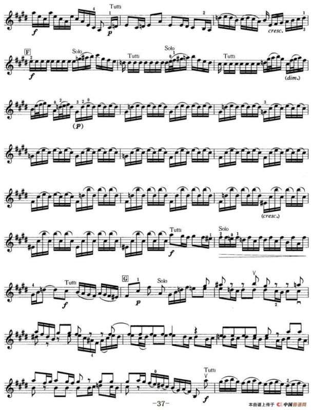 小提琴考级第七级：外国乐曲（8首）