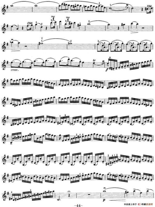 小提琴考级第七级：外国乐曲（8首）