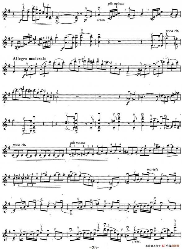 小提琴考级第六级：外国乐曲（6首）