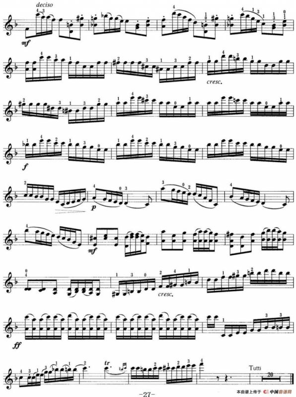 小提琴考级第五级：外国乐曲（6首）