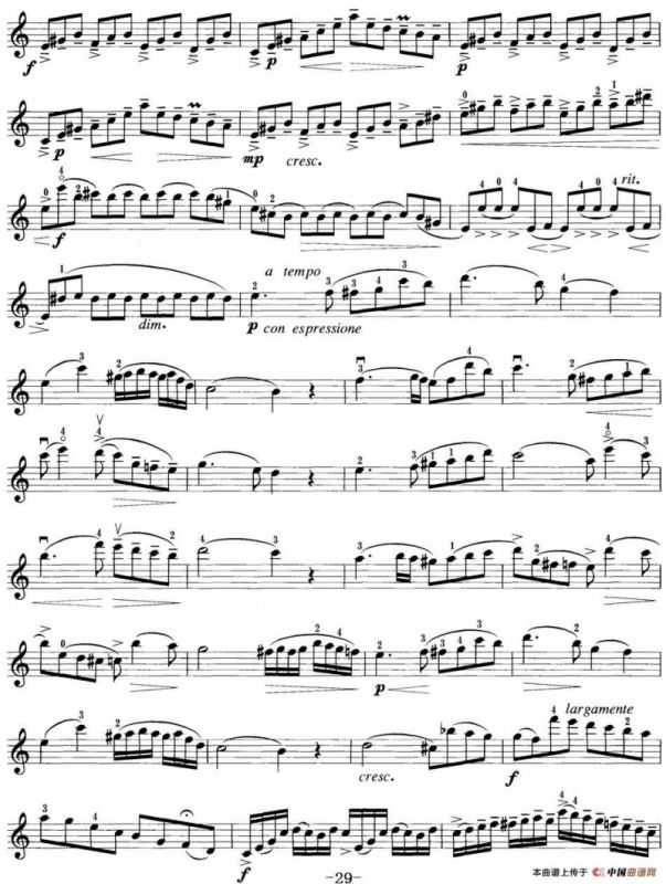 小提琴考级第五级：外国乐曲（6首）