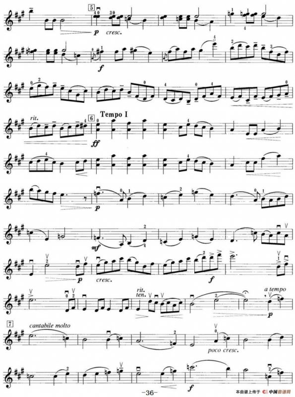 小提琴考级第五级：外国乐曲（6首）