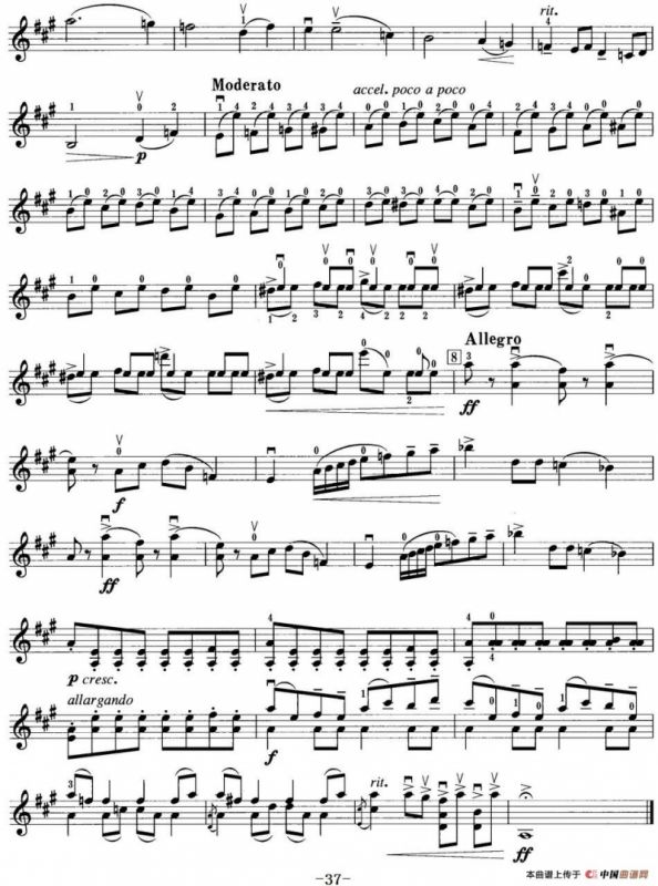 小提琴考级第五级：外国乐曲（6首）
