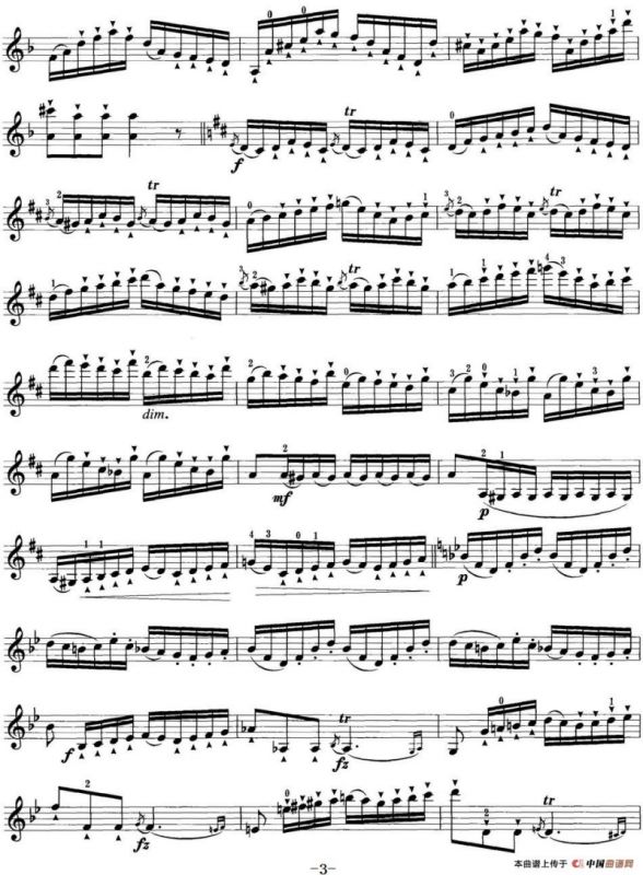 小提琴考级第五级：练习曲（6首）