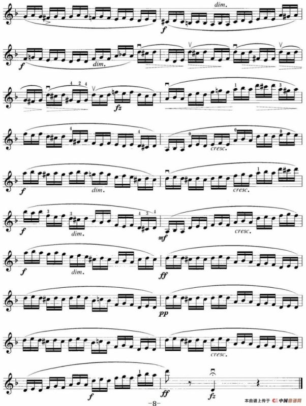 小提琴考级第五级：练习曲（6首）