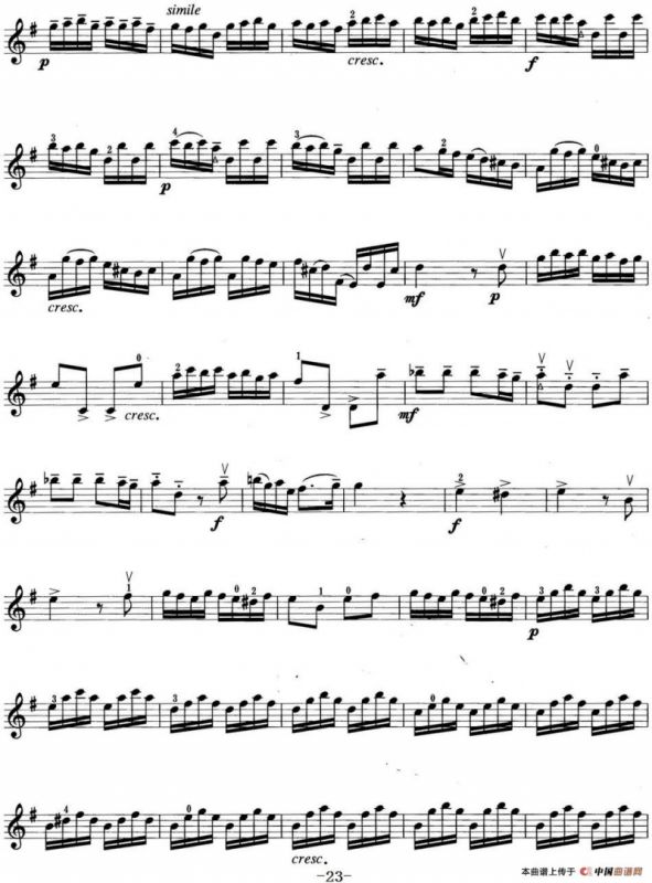 小提琴考级第四级：外国乐曲（5首）