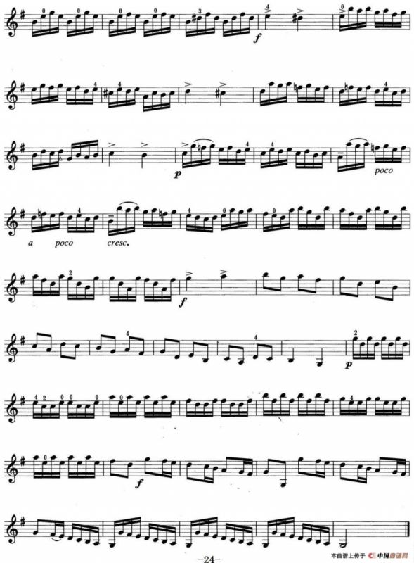 小提琴考级第四级：外国乐曲（5首）