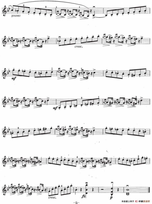 小提琴考级第四级：练习曲（6首）