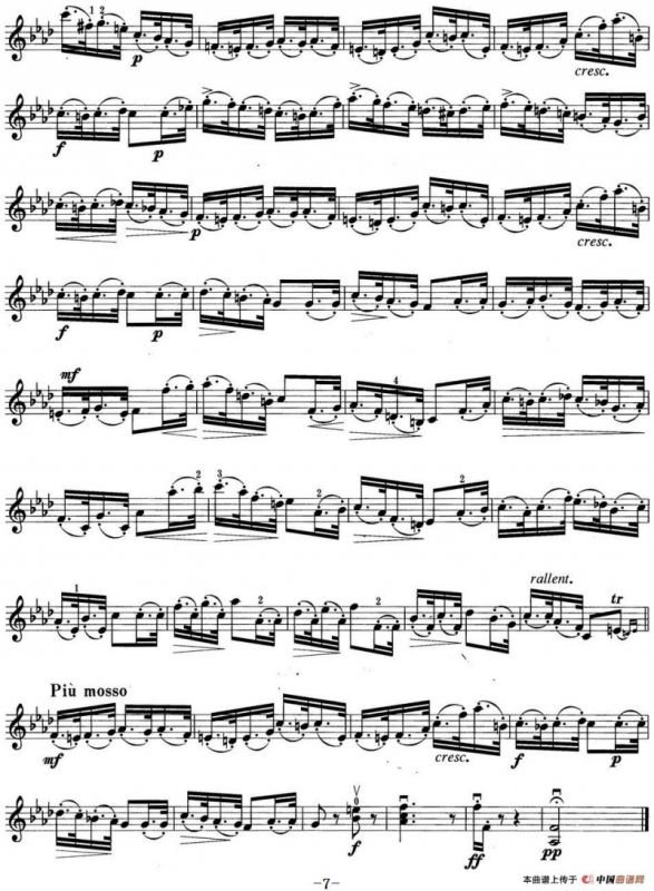 小提琴考级第四级：练习曲（6首）