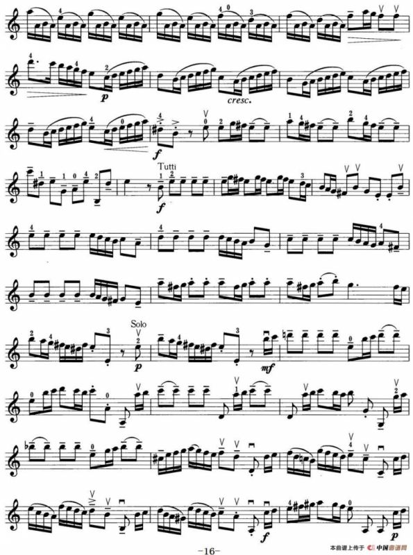 小提琴考级第三级：外国乐曲（5首）