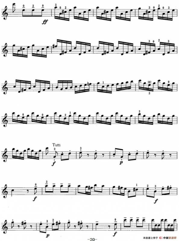 小提琴考级第三级：外国乐曲（5首）