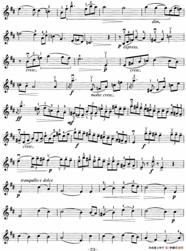 小提琴考级第三级：外国乐曲（5首）