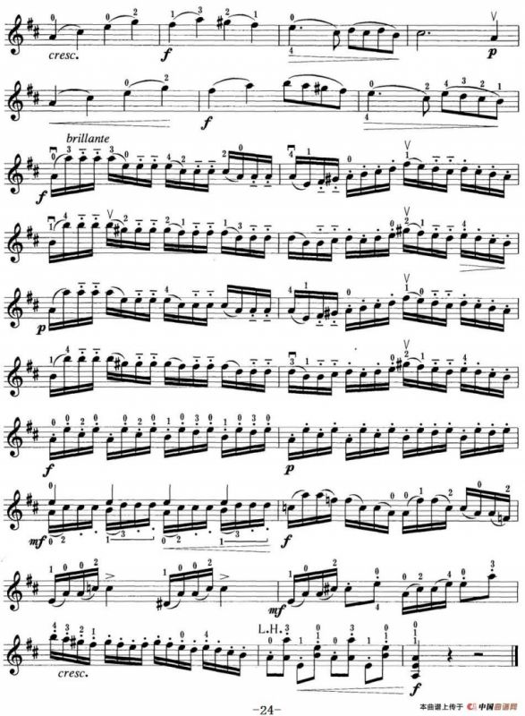 小提琴考级第三级：外国乐曲（5首）