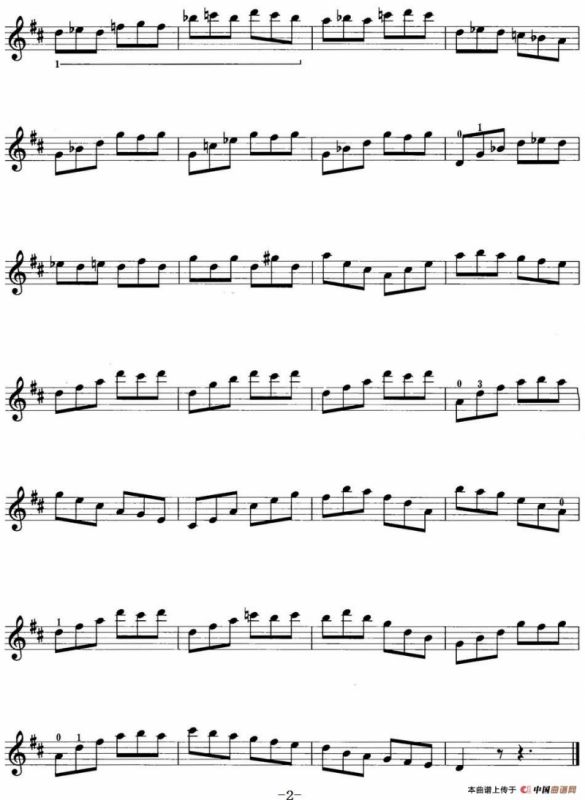 小提琴考级第三级：练习曲（6首）