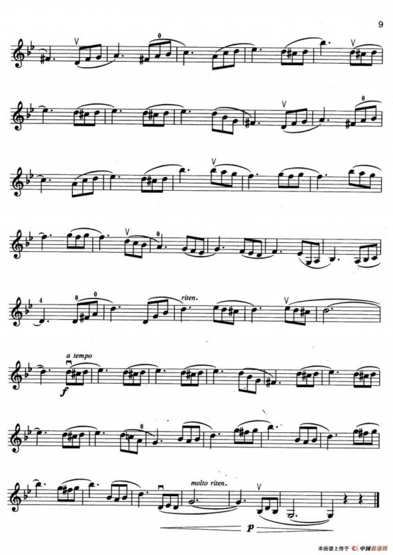 小提琴考级第二级：练习曲（6首）