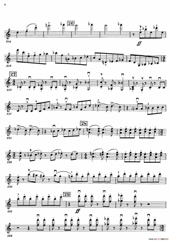 Concerto Op.129 No.2（第二小提琴协奏曲）