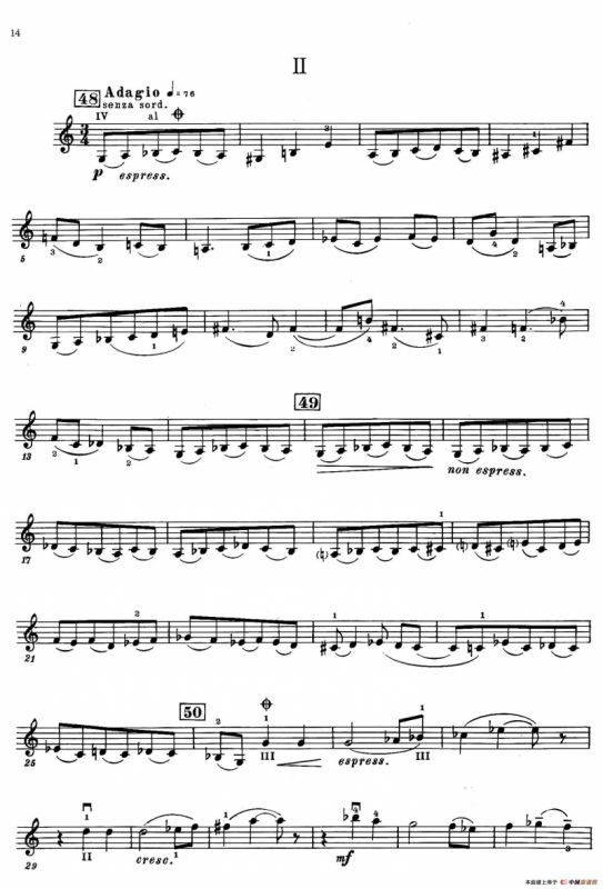 Concerto Op.129 No.2（第二小提琴协奏曲）