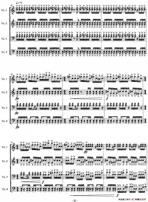 敖包之梦（为四把大提琴而作）