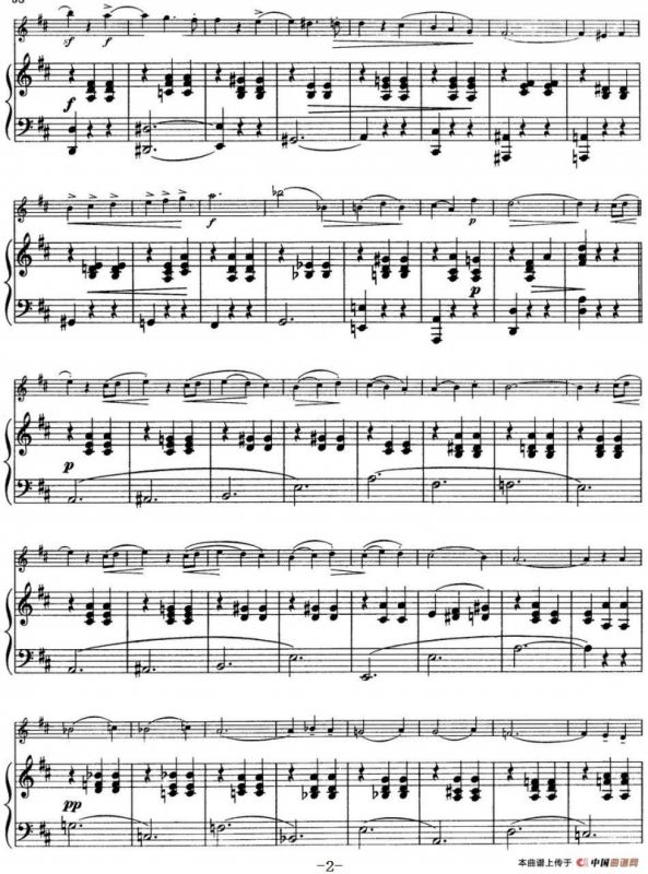 25首小提琴曲合集：Walzer.（Waltz.）（HANS SITT. Op.26No.6）（小提琴+钢琴伴奏）