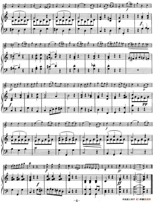 25首小提琴曲合集：Scherzo.（M. KLASSERT. Op.32，No.3）（小提琴+钢琴伴奏）