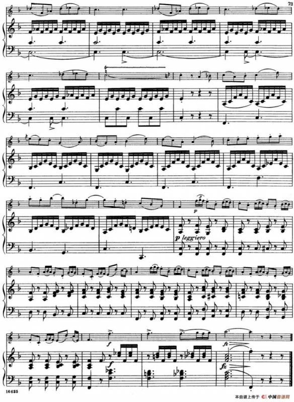 25首小提琴曲合集：Rondo（小提琴+钢琴伴奏）