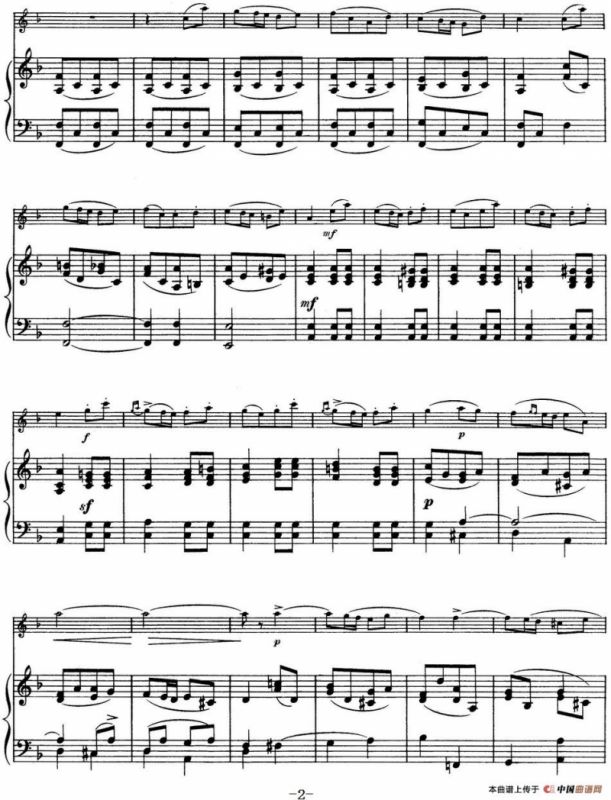 25首小提琴曲合集：Dorflied.（Village Song.）（M. HAUSER. Op.29，No.5）（小提琴+钢琴伴奏）