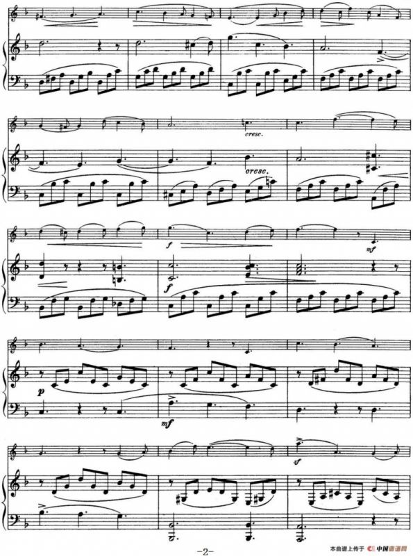 25首小提琴曲合集：Serenade.（小提琴+钢琴伴奏）