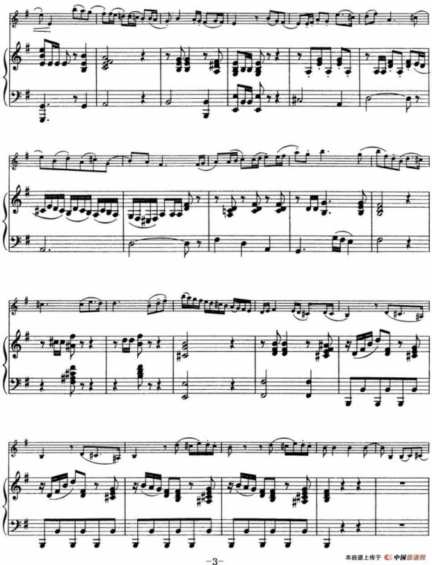 25首小提琴曲合集：Polonaise.（小提琴+钢琴伴奏）