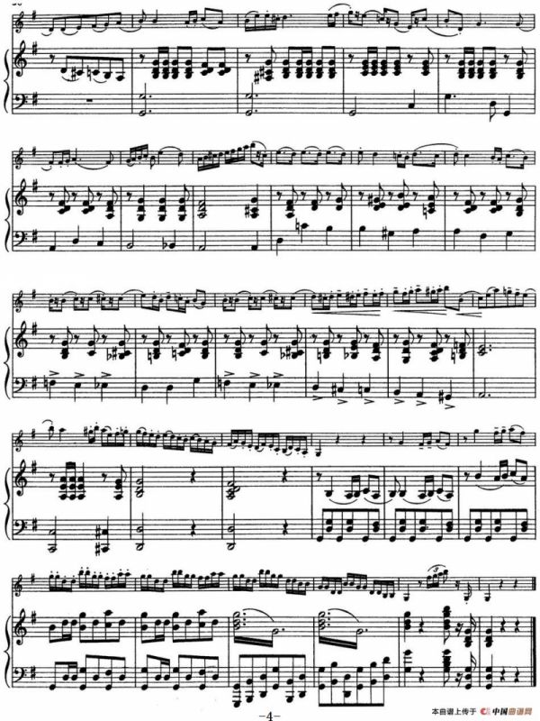 25首小提琴曲合集：Polonaise.（小提琴+钢琴伴奏）