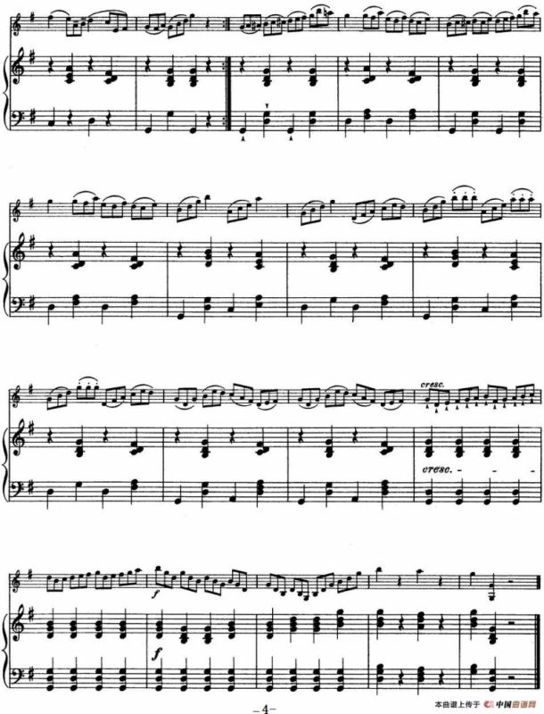 25首小提琴曲合集：Air with Variation.（小提琴+钢琴伴奏）