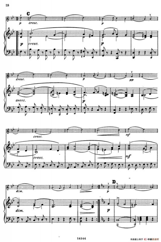 Prandsternes Krigsmarsch.（小提琴+钢琴伴奏）