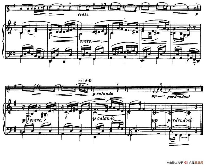 Serenade.（小提琴+钢琴伴奏）