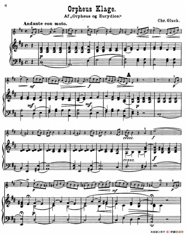 Orpheus Klage.（小提琴+钢琴伴奏）