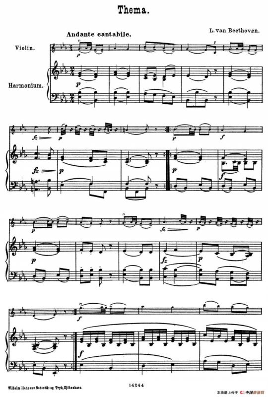 Thema.（小提琴+钢琴伴奏）