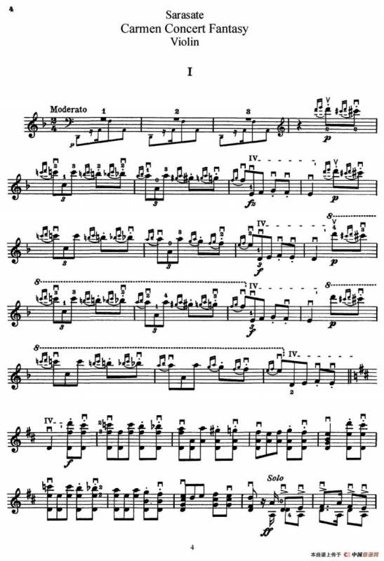 Carmen Concert Fantast Op.25（Ⅰ）