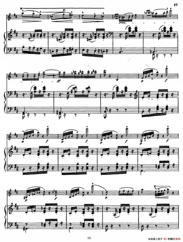 Carmen Concert Fantast Op.25（Ⅲ）（小提琴+钢琴伴奏）