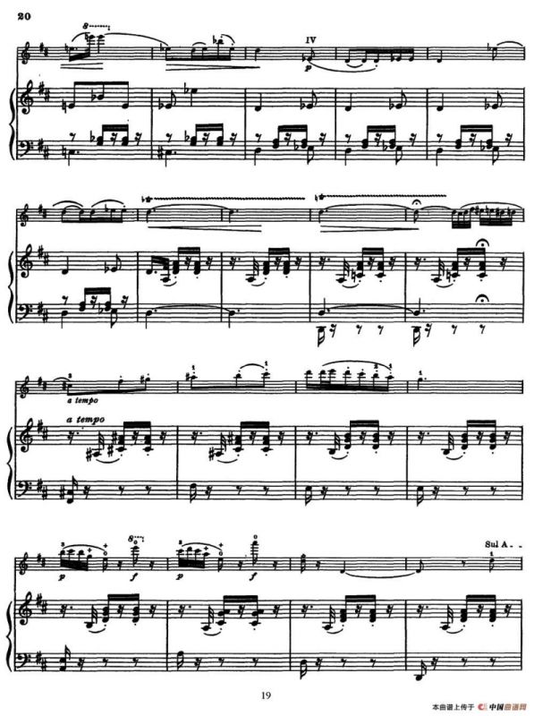 Carmen Concert Fantast Op.25（Ⅲ）（小提琴+钢琴伴奏）