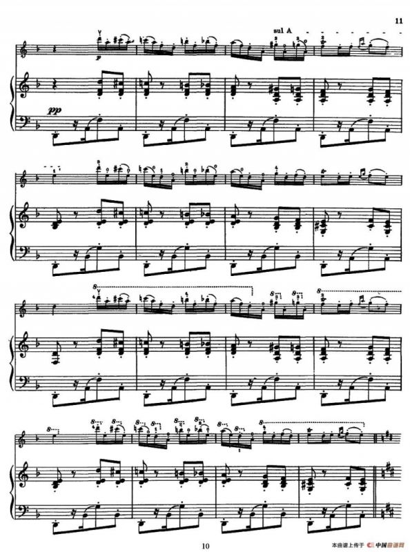 Carmen Concert Fantast Op.25（Ⅰ）（小提琴+钢琴伴奏）