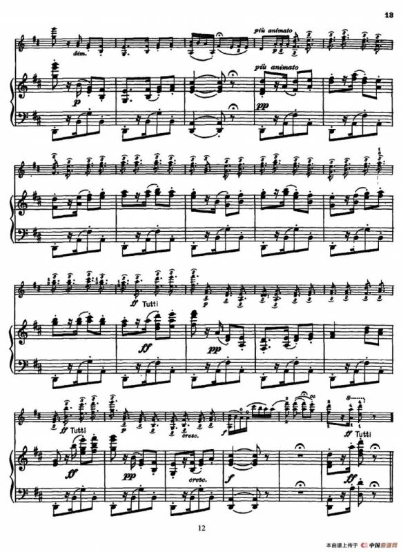 Carmen Concert Fantast Op.25（Ⅰ）（小提琴+钢琴伴奏）