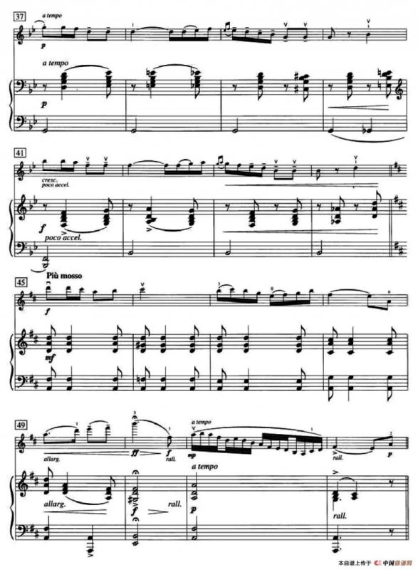 Canzonetta Op.6（短歌）（小提琴+钢琴伴奏）