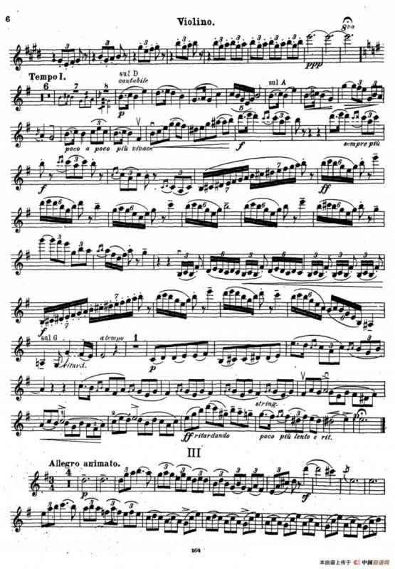 VIOLIN SONATA No.2 in G major（G大调第二小提琴奏鸣曲）（Ⅱ）