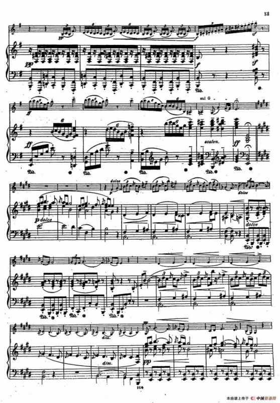 VIOLIN SONATA No.2 in G major（G大调第二小提琴奏鸣曲）（Ⅱ）（小提琴+钢琴伴奏）