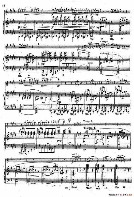 VIOLIN SONATA No.2 in G major（G大调第二小提琴奏鸣曲）（Ⅱ）（小提琴+钢琴伴奏）