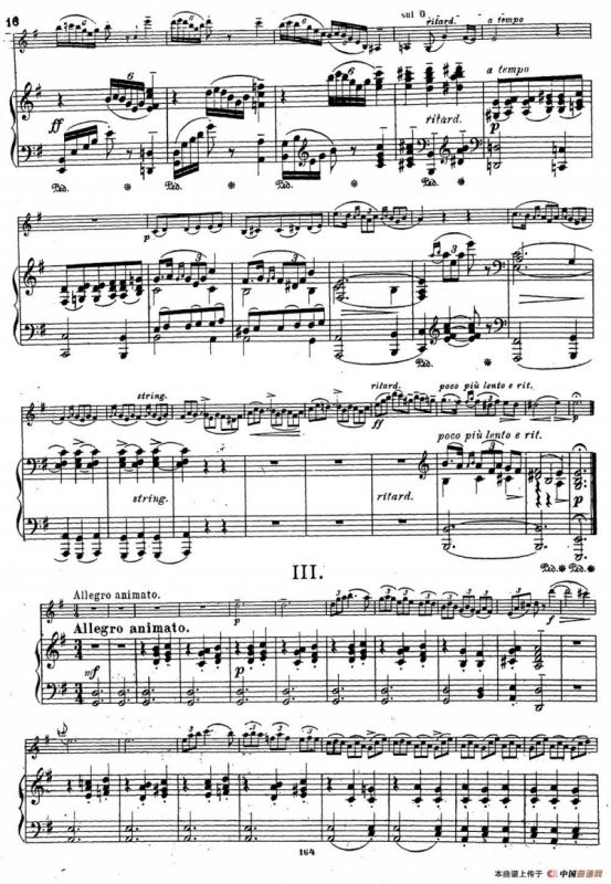 VIOLIN SONATA No.2 in G major（G大调第二小提琴奏鸣曲）（Ⅱ）（小提琴+钢琴伴奏）