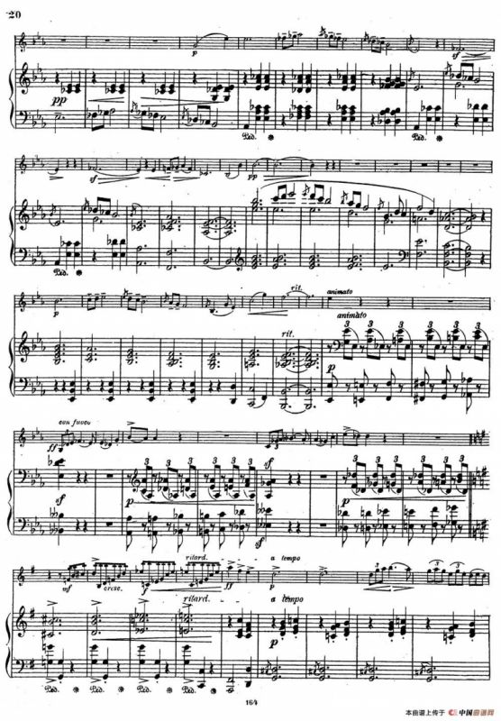 VIOLIN SONATA No.2 in G major（G大调第二小提琴奏鸣曲）（Ⅱ）（小提琴+钢琴伴奏）