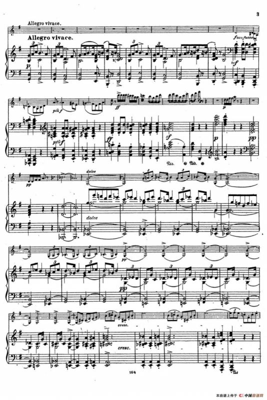VIOLIN SONATA No.2 in G major（G大调第二小提琴奏鸣曲）（Ⅰ）（小提琴+钢琴伴奏）