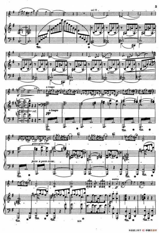 VIOLIN SONATA No.2 in G major（G大调第二小提琴奏鸣曲）（Ⅰ）（小提琴+钢琴伴奏）