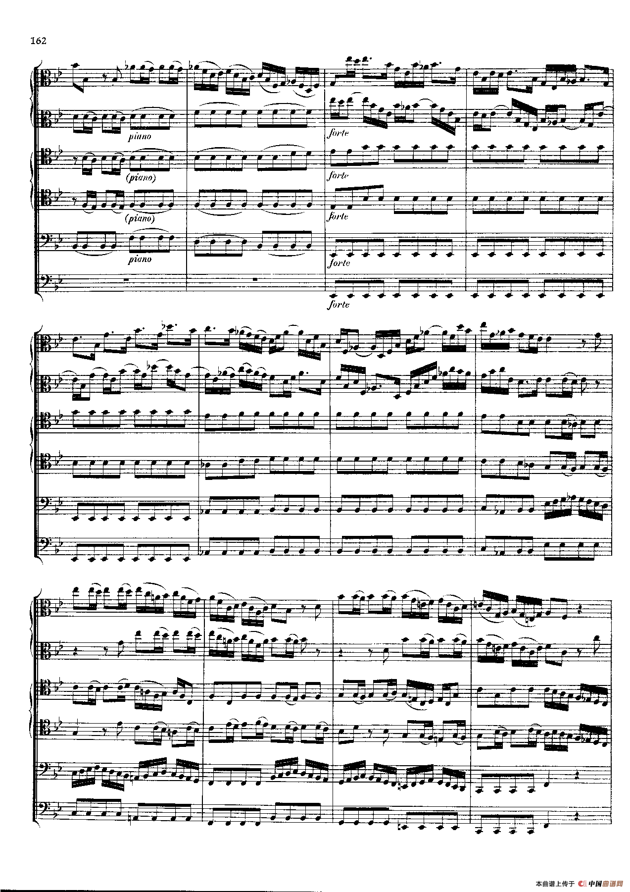 勃兰登堡第六协奏曲（弦乐合奏总谱）